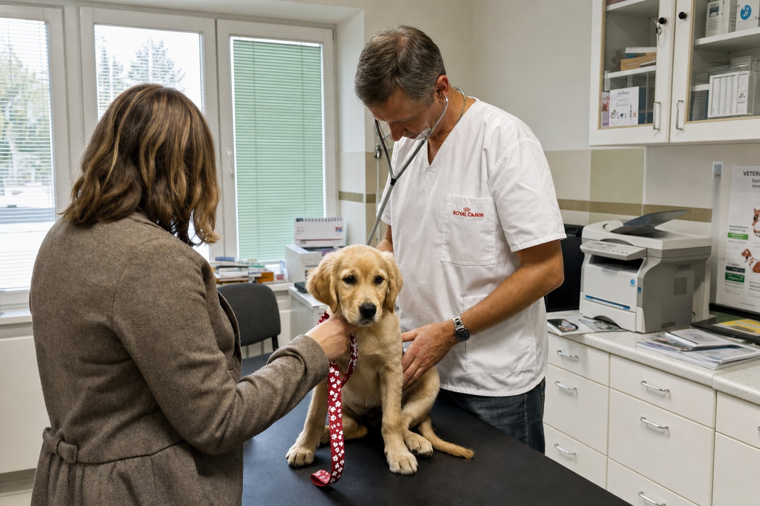 Klinické vyšetrenie psa veterinárnym lekárom